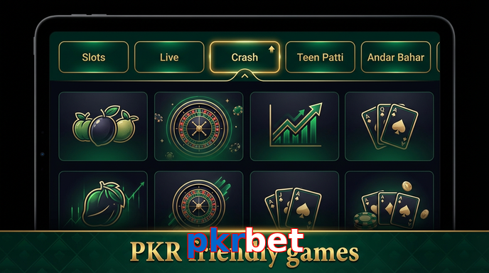 Game list for Pkrbet games section